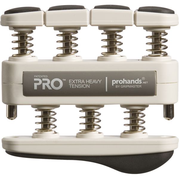 PRHANDS SÈRIES -PRO GRIS -exercitador de dits i mà dissenyat per a atletes seriosos, resistència (extra forta) de 5,5 Kg per dit.