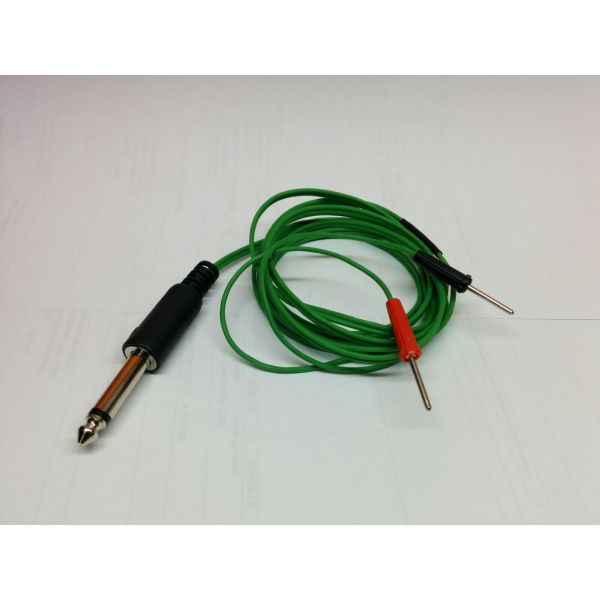 Cable jack 6mm + banana compatible con MEGASONIC 313 (modelo pupitre)